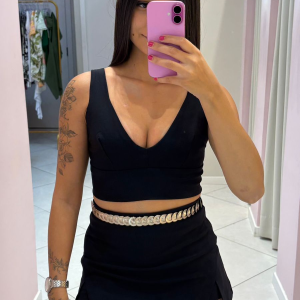 Cropped Decote Montaria Siss